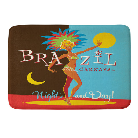 Anderson Design Group Brazil Carnaval Memory Foam Bath Mat