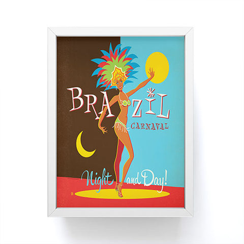 Anderson Design Group Brazil Carnaval Framed Mini Art Print