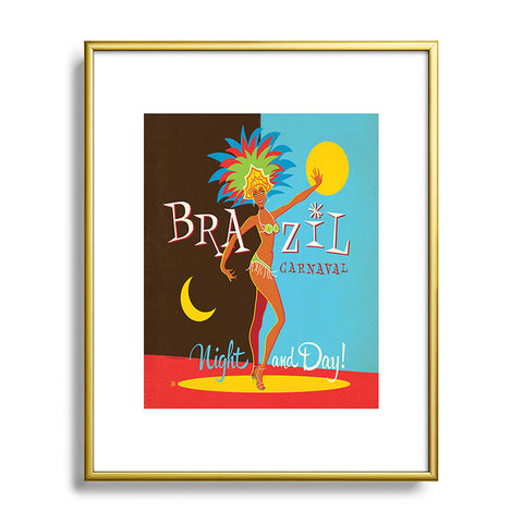 Anderson Design Group Brazil Carnaval Metal Framed Art Print