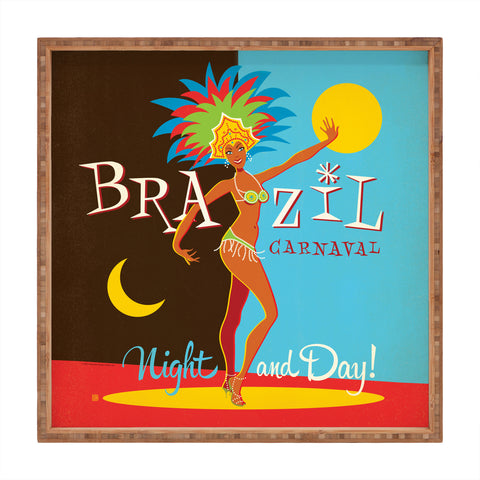 Anderson Design Group Brazil Carnaval Square Tray