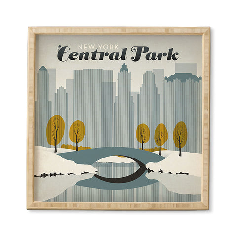Anderson Design Group Central Park Snow Framed Wall Art