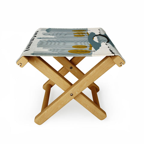 Anderson Design Group Central Park Snow Folding Stool