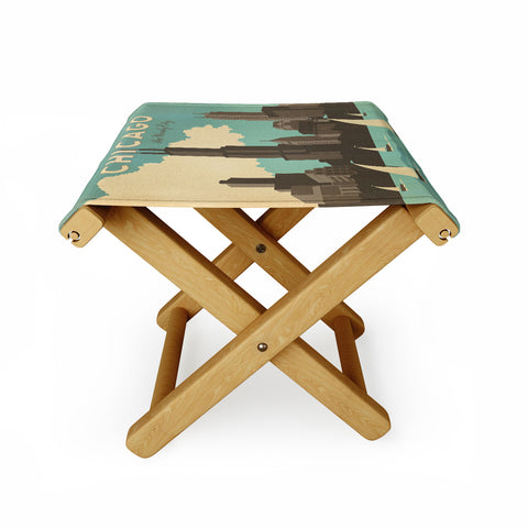 Anderson Design Group Chicago Folding Stool