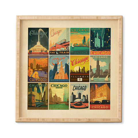 Anderson Design Group Chicago Multi Image Print Framed Wall Art