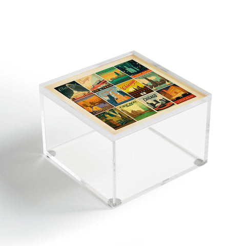 Anderson Design Group Chicago Multi Image Print Acrylic Box