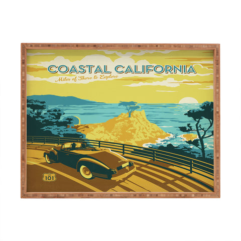 Anderson Design Group Coastal California Rectangular Tray