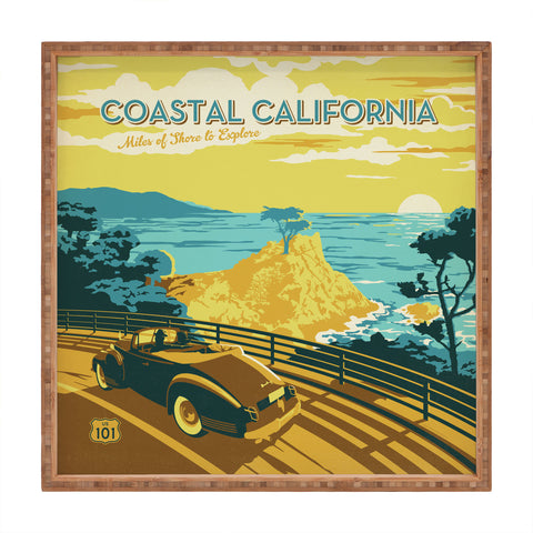 Anderson Design Group Coastal California Square Tray