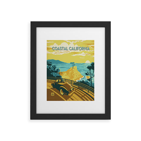 Anderson Design Group Coastal California Framed Art Print