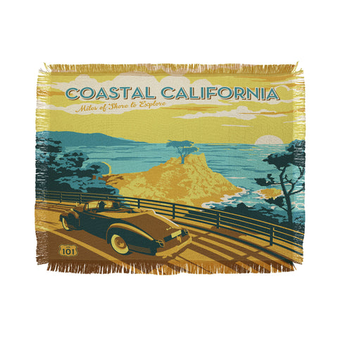 Anderson Design Group Coastal California Throw Blanket
