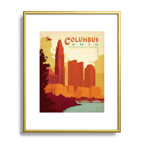 Anderson Design Group Columbus Ohio Metal Framed Art Print