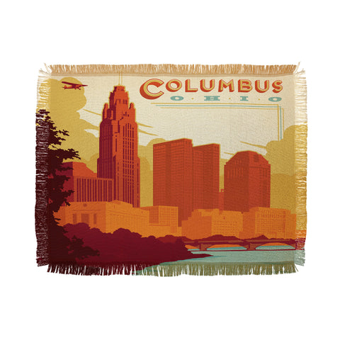 Anderson Design Group Columbus Ohio Throw Blanket