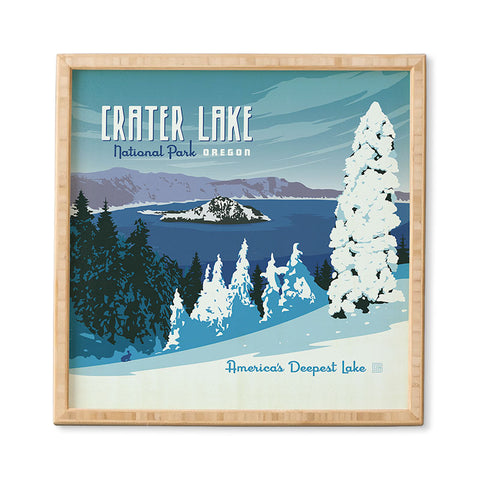 Anderson Design Group Crater Lake National Park Framed Wall Art