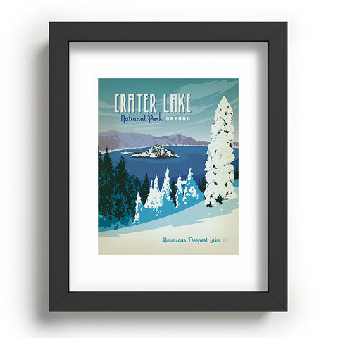 Anderson Design Group Crater Lake National Park Recessed Framing Rectangle