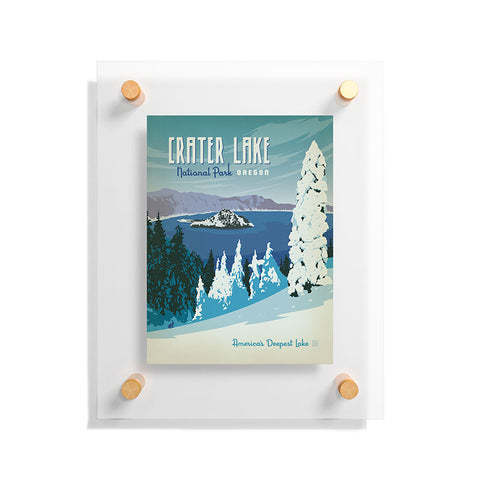 Anderson Design Group Crater Lake National Park Floating Acrylic Print