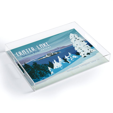Anderson Design Group Crater Lake National Park Acrylic Tray