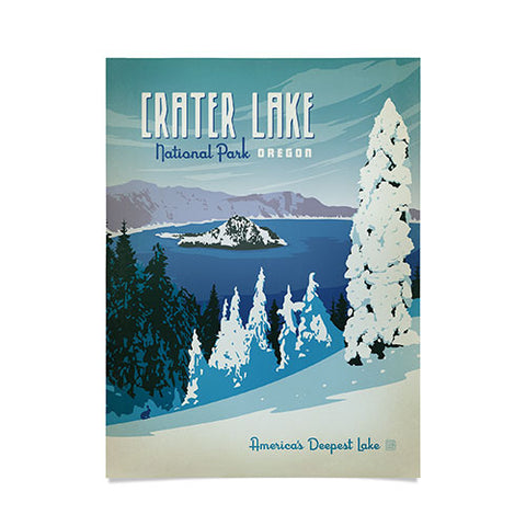 Anderson Design Group Crater Lake National Park Poster