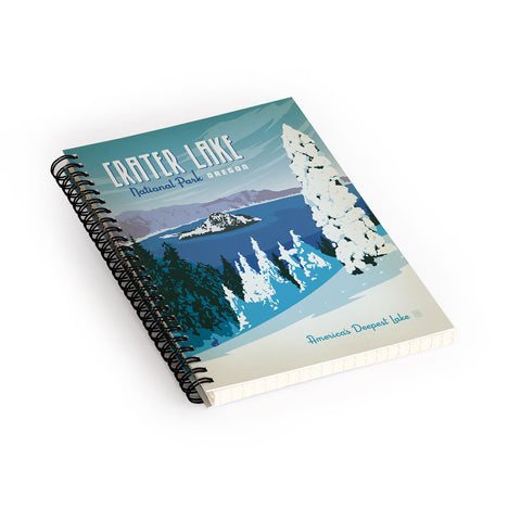 Anderson Design Group Crater Lake National Park Spiral Notebook