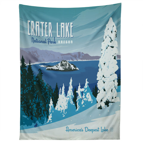 Anderson Design Group Crater Lake National Park Tapestry