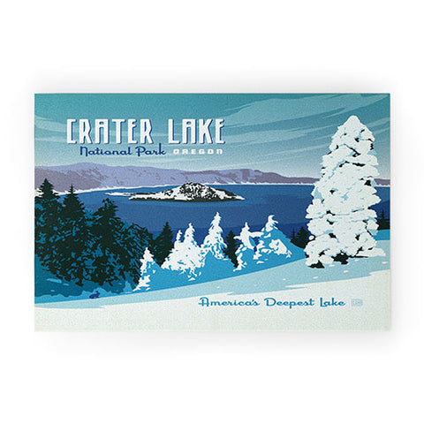 Anderson Design Group Crater Lake National Park Welcome Mat
