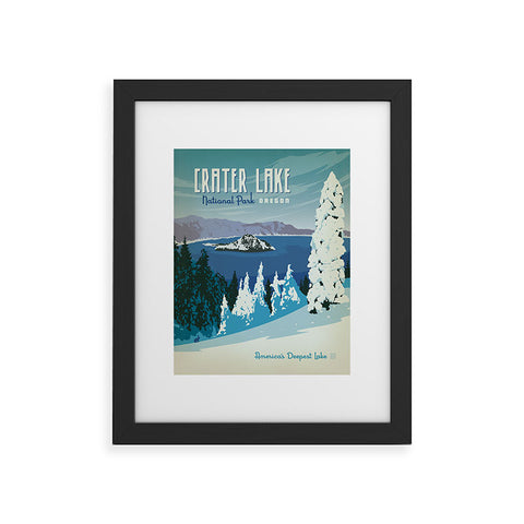 Anderson Design Group Crater Lake National Park Framed Art Print