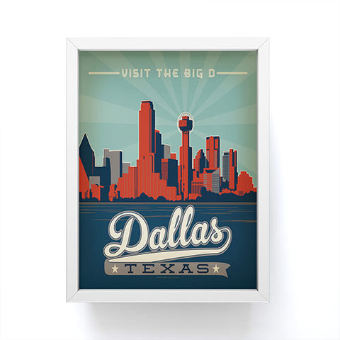 Anderson Design Group Dallas Framed Mini Art Print