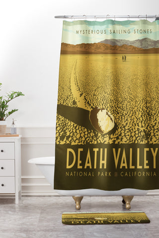Anderson Design Group Death Valley National Park Shower Curtain And Mat