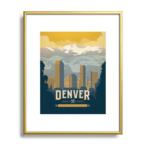 Anderson Design Group Denver 1 Metal Framed Art Print