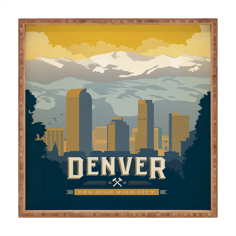 Anderson Design Group Denver 1 Square Tray