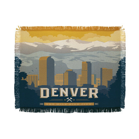 Anderson Design Group Denver 1 Throw Blanket