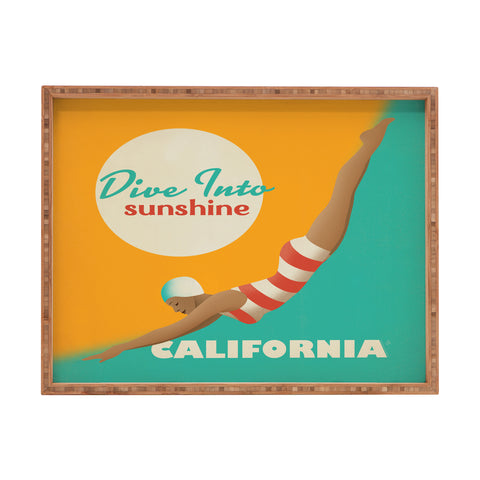 Anderson Design Group Dive California Rectangular Tray