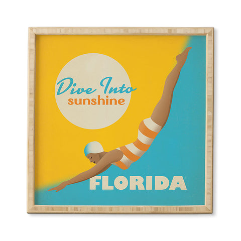 Anderson Design Group Dive Florida Framed Wall Art