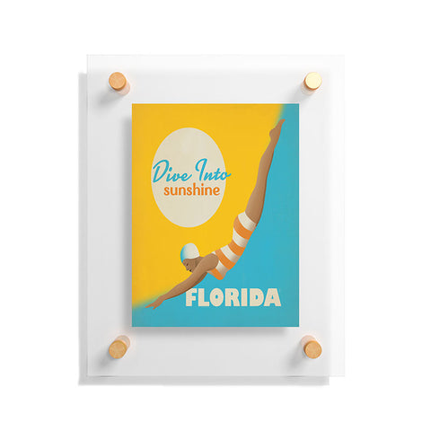 Anderson Design Group Dive Florida Floating Acrylic Print