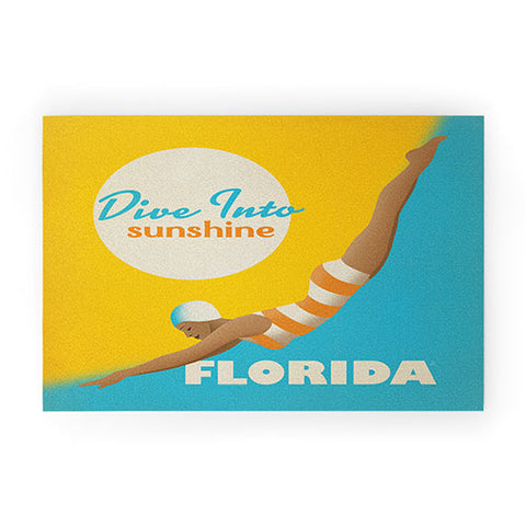 Anderson Design Group Dive Florida Welcome Mat