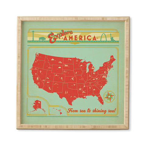 Anderson Design Group Explore America Framed Wall Art