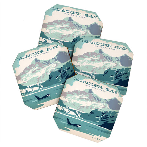 Anderson Design Group Glacier Bay Coaster Set