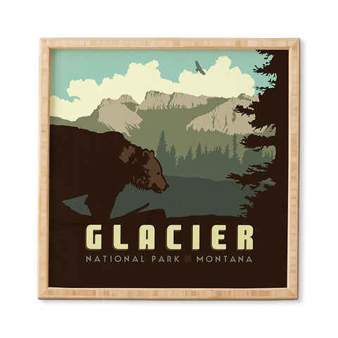 Anderson Design Group Glacier National Park Framed Wall Art