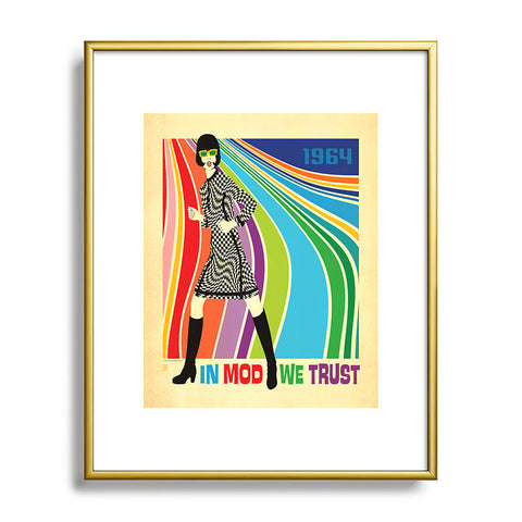 Anderson Design Group Go Go Dancer Metal Framed Art Print