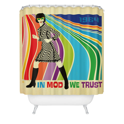 Anderson Design Group Go Go Dancer Shower Curtain