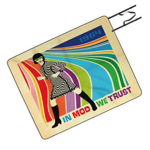 Anderson Design Group Go Go Dancer Picnic Blanket