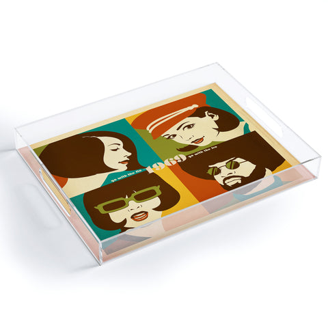 Anderson Design Group Go With The Flo Fro Acrylic Tray
