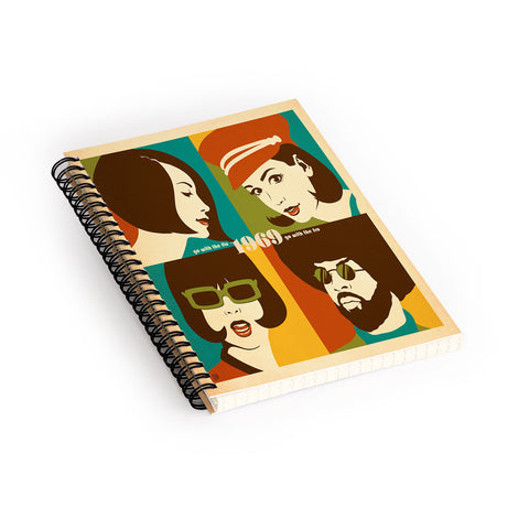 Anderson Design Group Go With The Flo Fro Spiral Notebook
