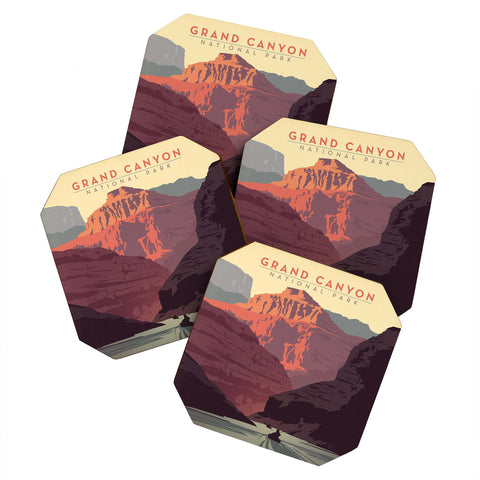 Anderson Design Group Grand Canyon National Park Coaster Set