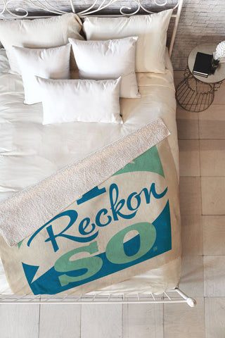 Anderson Design Group I Reckon So Fleece Throw Blanket