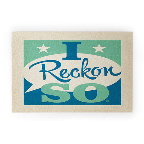 Anderson Design Group I Reckon So Welcome Mat