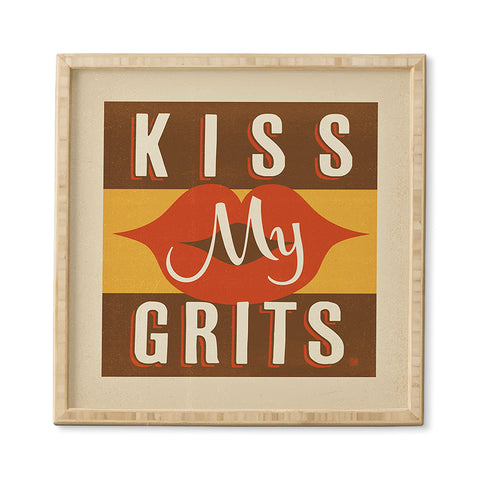 Anderson Design Group Kiss My Grits Framed Wall Art