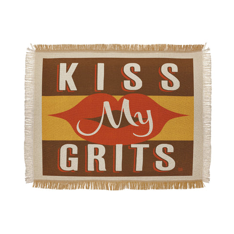 Anderson Design Group Kiss My Grits Throw Blanket