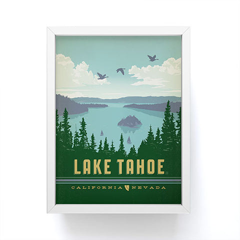 Anderson Design Group Lake Tahoe Framed Mini Art Print