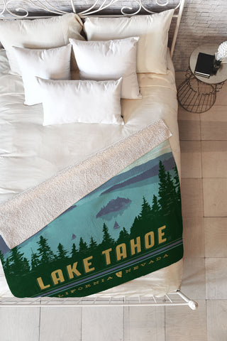 Anderson Design Group Lake Tahoe Fleece Throw Blanket