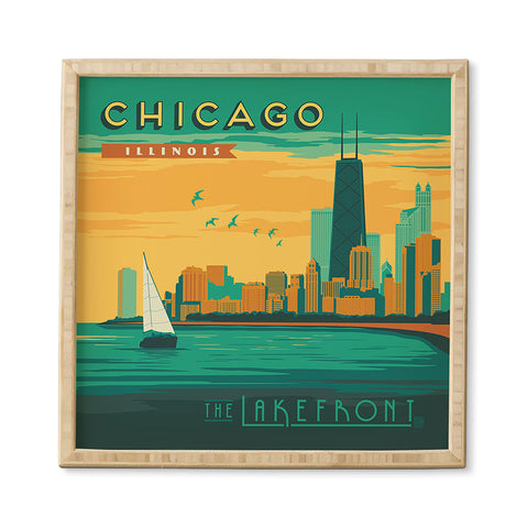 Anderson Design Group Lakefront Chicago Framed Wall Art