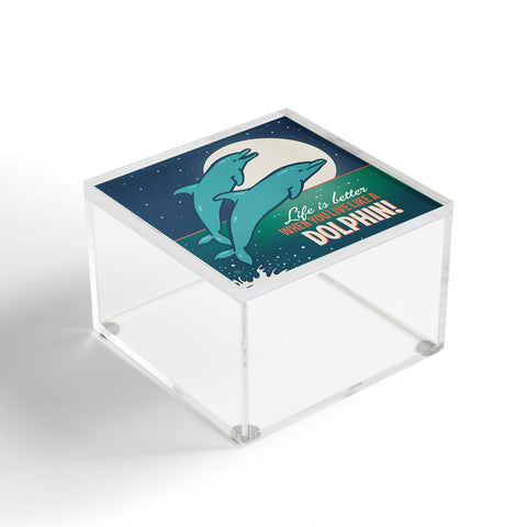 Anderson Design Group Live Like A Dolphin Acrylic Box
